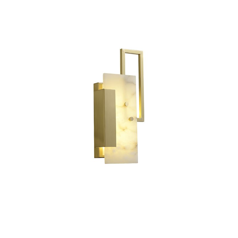 Alabaster Wall Sconce with Modern Craftsmanship