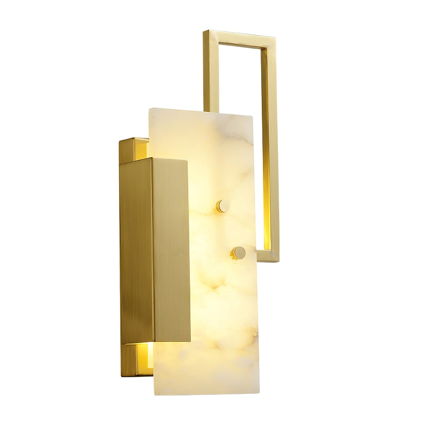 Alabaster Wall Sconce with Modern Craftsmanship