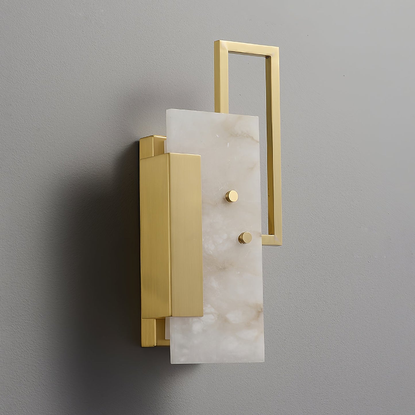 Alabaster Wall Sconce with Modern Craftsmanship