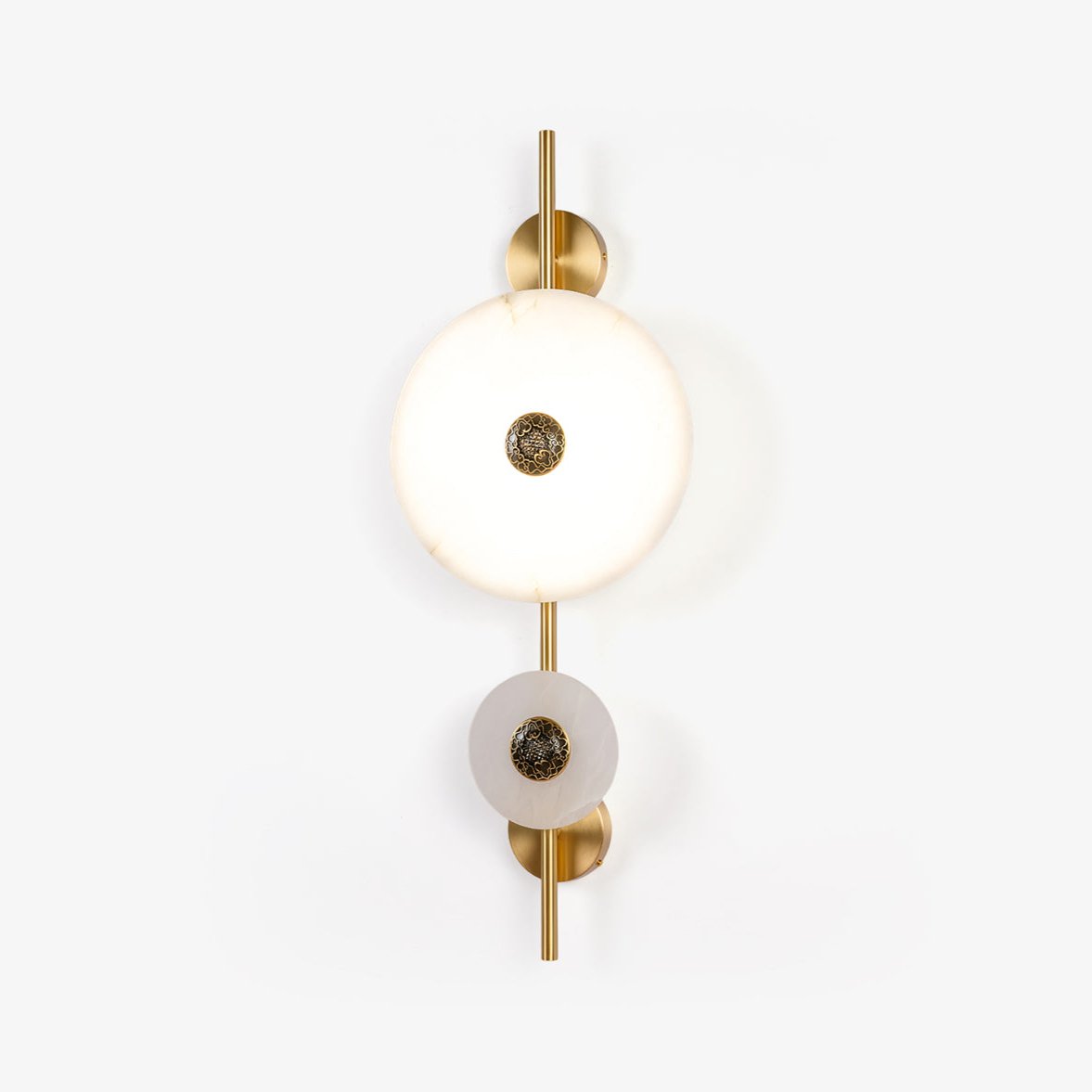 Alabaster Eclipse Wall Light by Vakkerlight