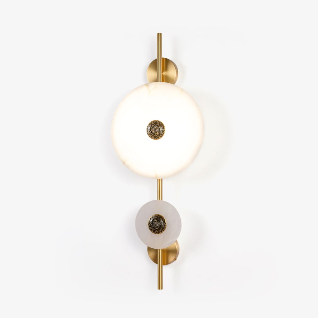 Alabaster Eclipse Wall Light by Vakkerlight