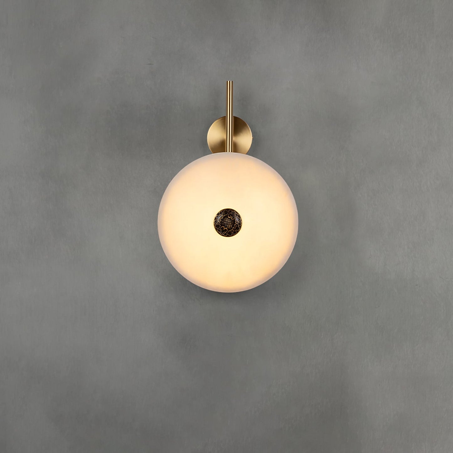 Alabaster Eclipse Wall Light by Vakkerlight
