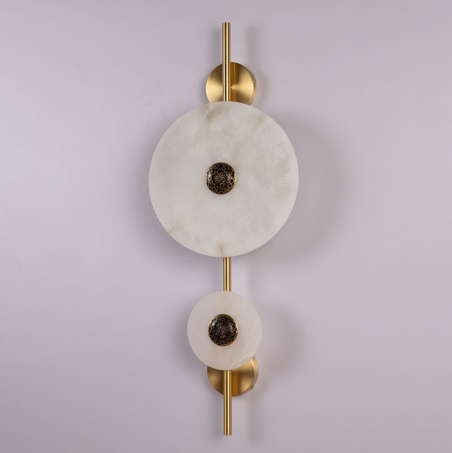 Alabaster Eclipse Wall Light by Vakkerlight