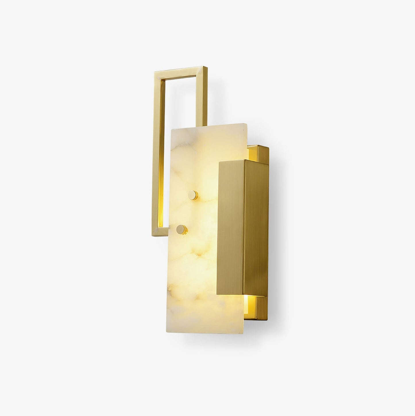 Alabaster Wall Sconce with Modern Craftsmanship