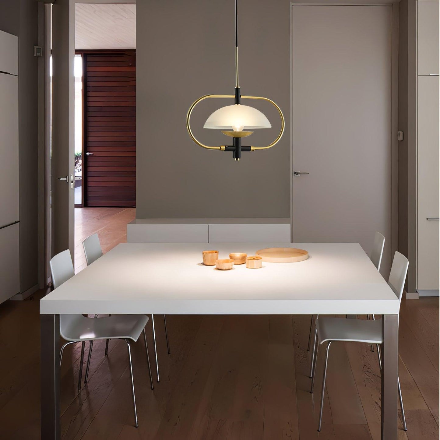 Aperture Honeycomb Iron Art Pendant Light