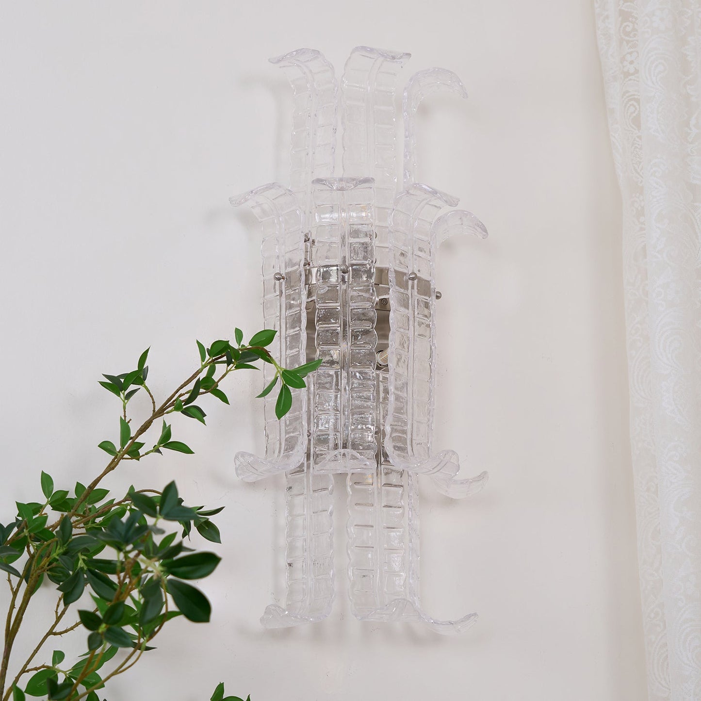 Ava Brass Wall Lamp with Alabaster Shade
