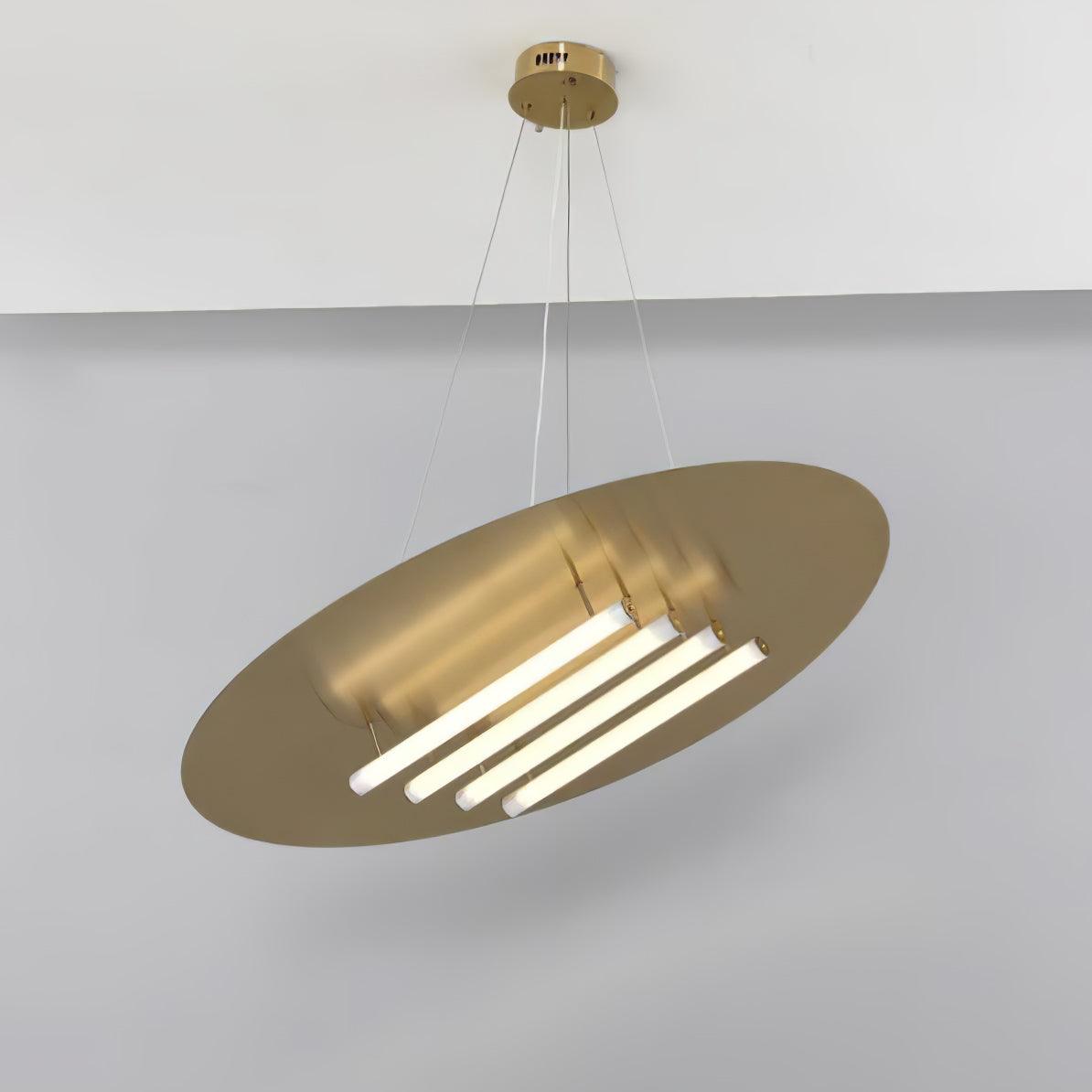 Chrome & White Glass Bianca Chandelier