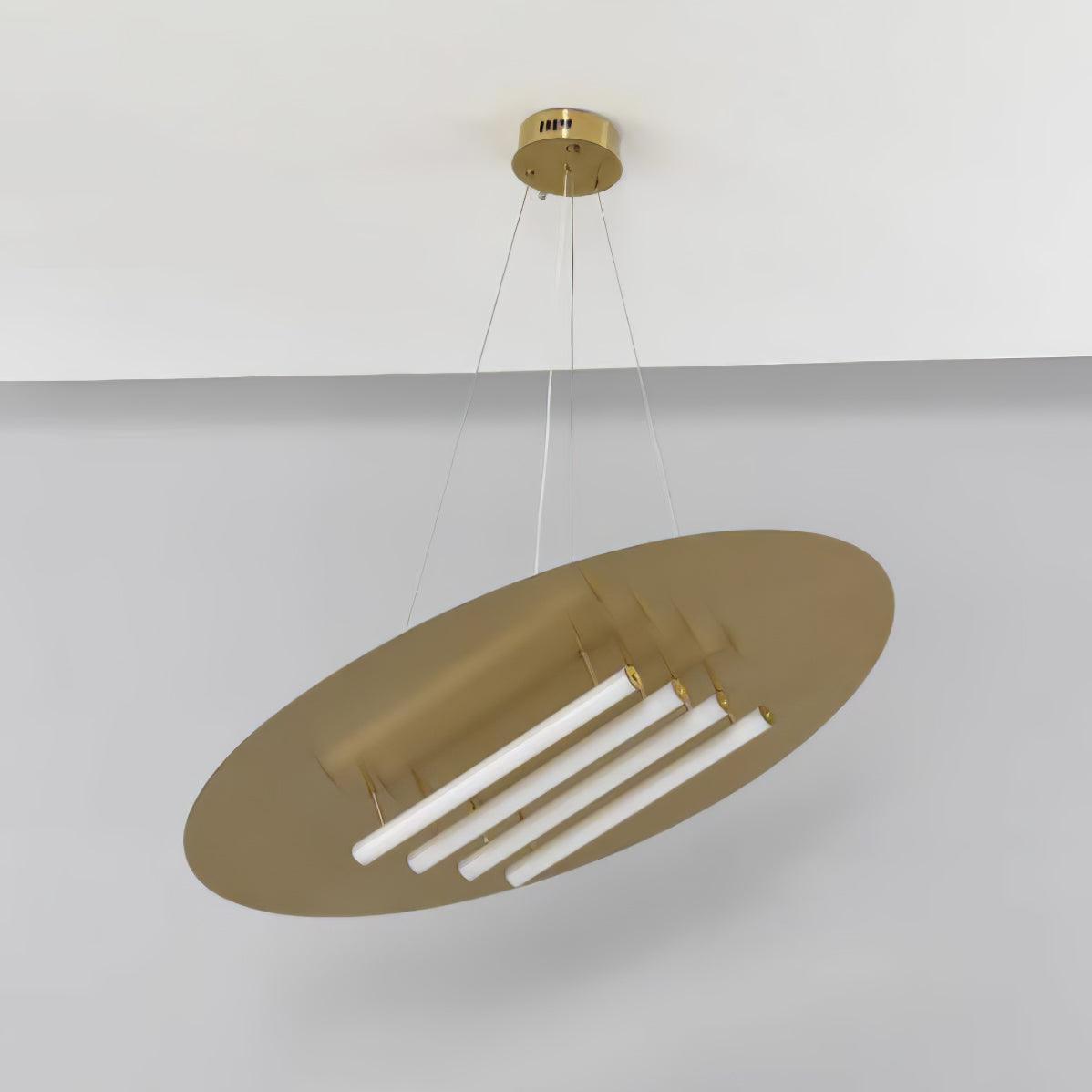 Chrome & White Glass Bianca Chandelier