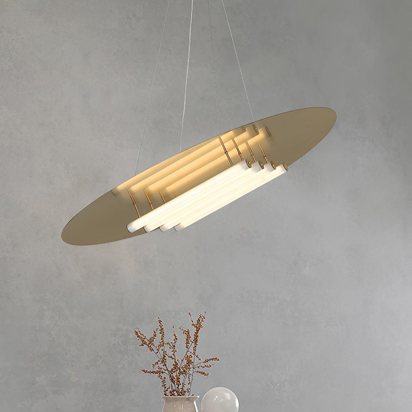 Chrome & White Glass Bianca Chandelier