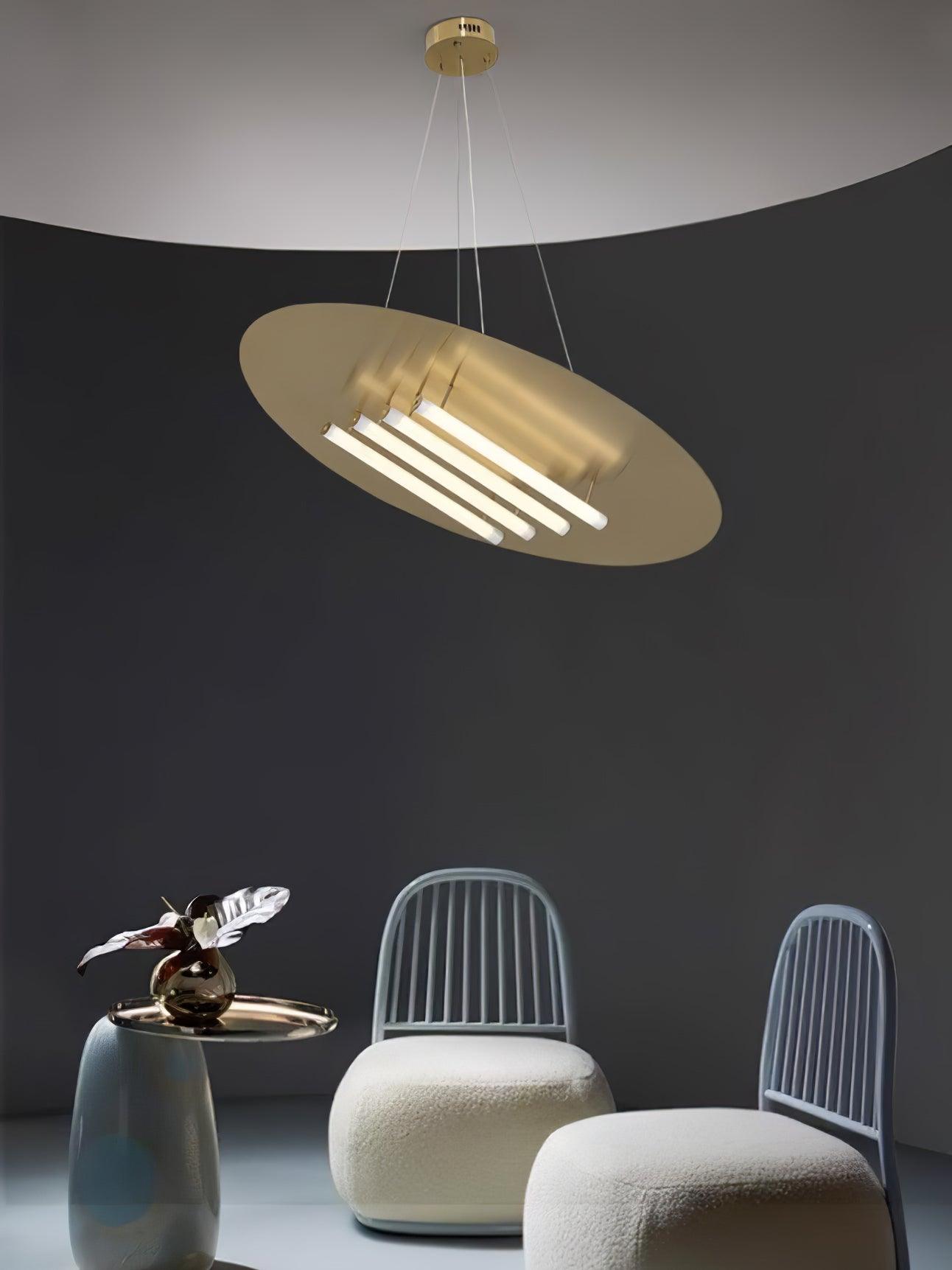 Chrome & White Glass Bianca Chandelier