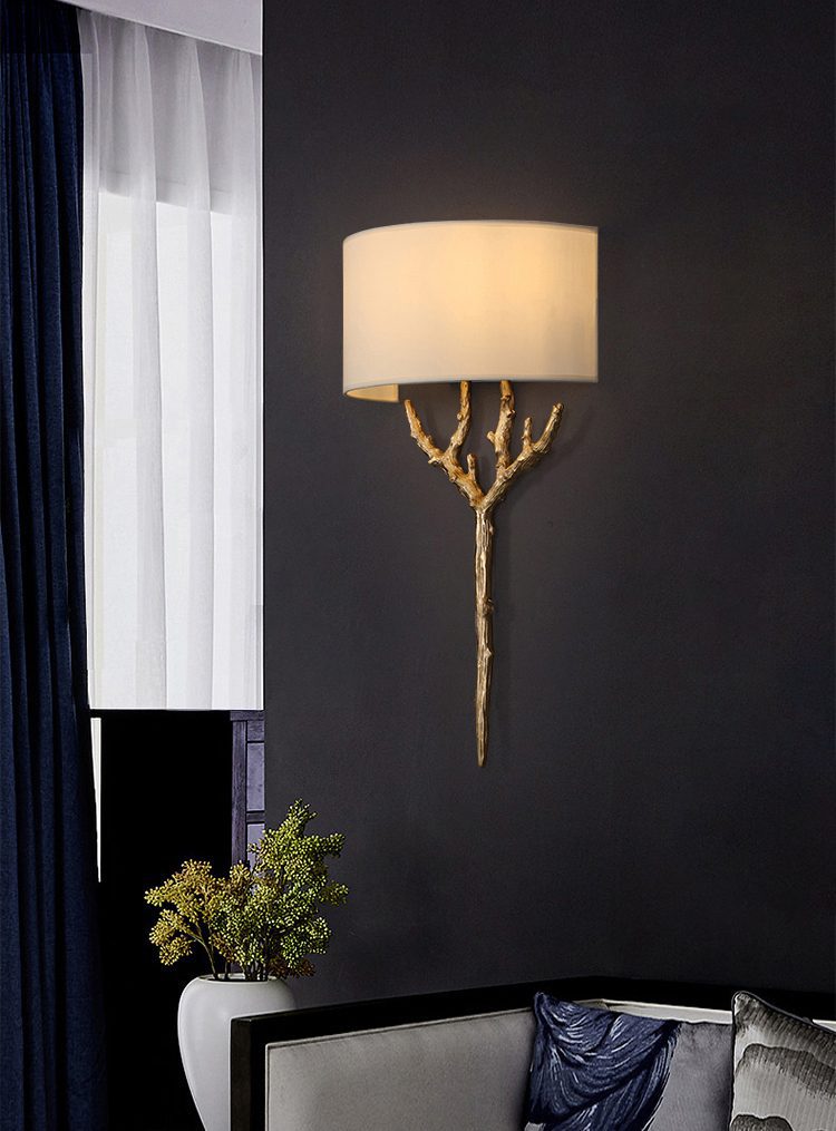 Brass Branch Wall Lamp - Elegant Tree Design