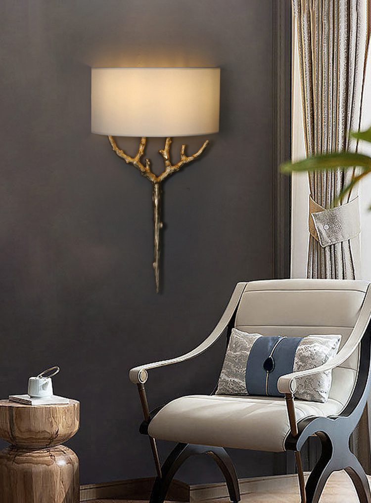 Brass Branch Wall Lamp - Elegant Tree Design