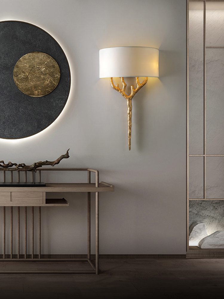 Brass Branch Wall Lamp - Elegant Tree Design