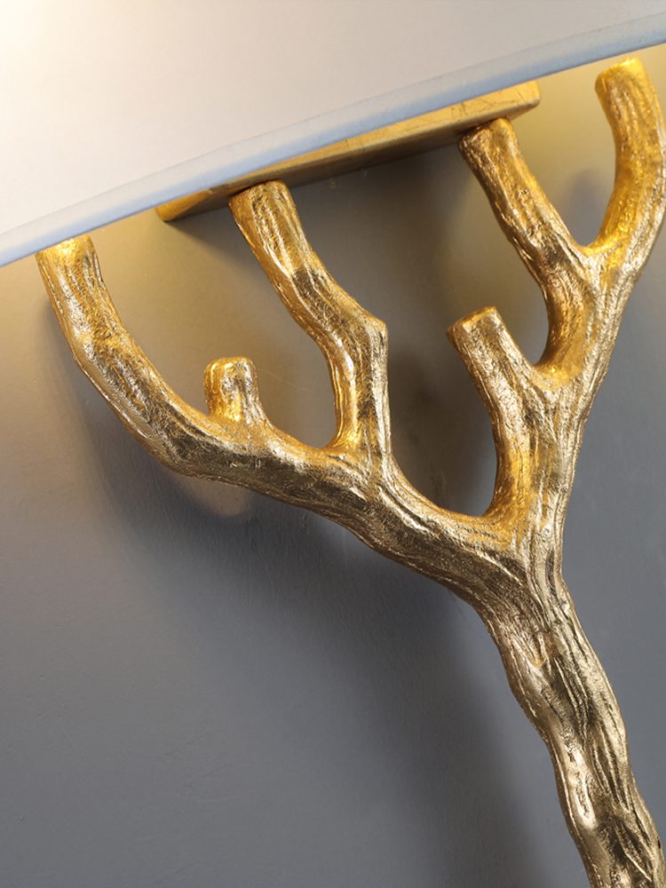 Brass Branch Wall Lamp - Elegant Tree Design