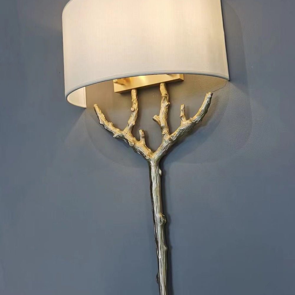 Brass Branch Wall Lamp - Elegant Tree Design
