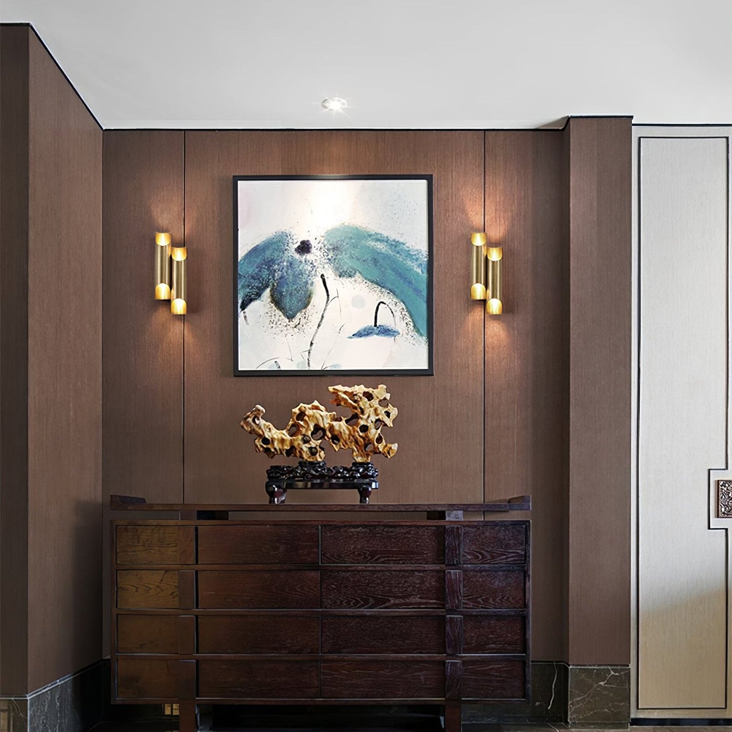 Brass Branch Wall Lamp - Elegant Tree Design