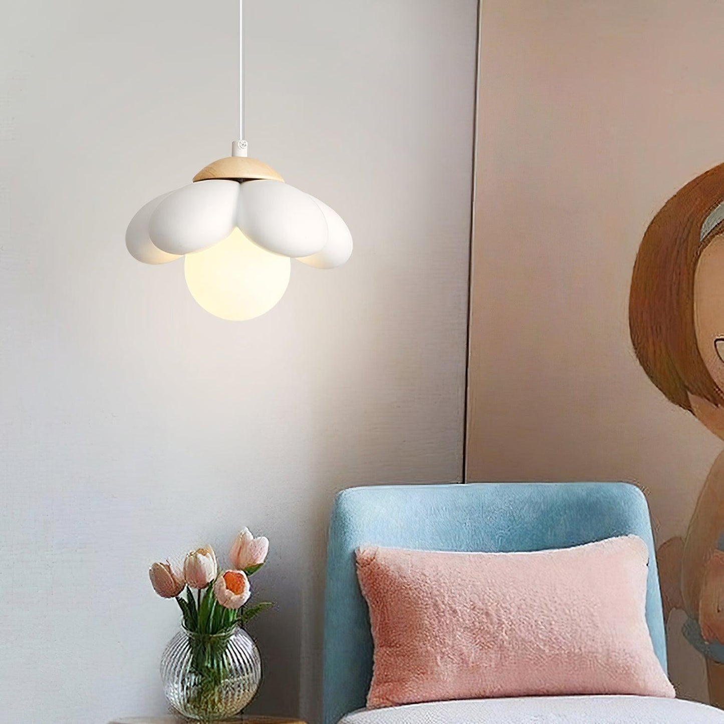 Cherry Blossom Pendant Lamp, Resin Design