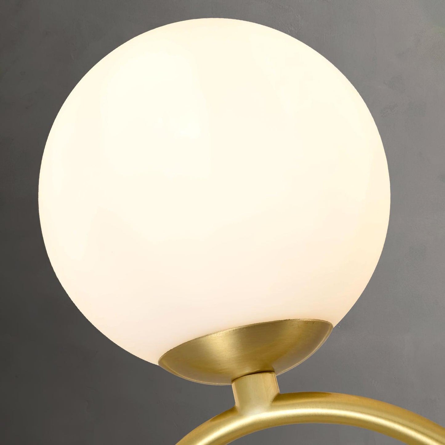 Crown Brass Chandelier with LED Bulb