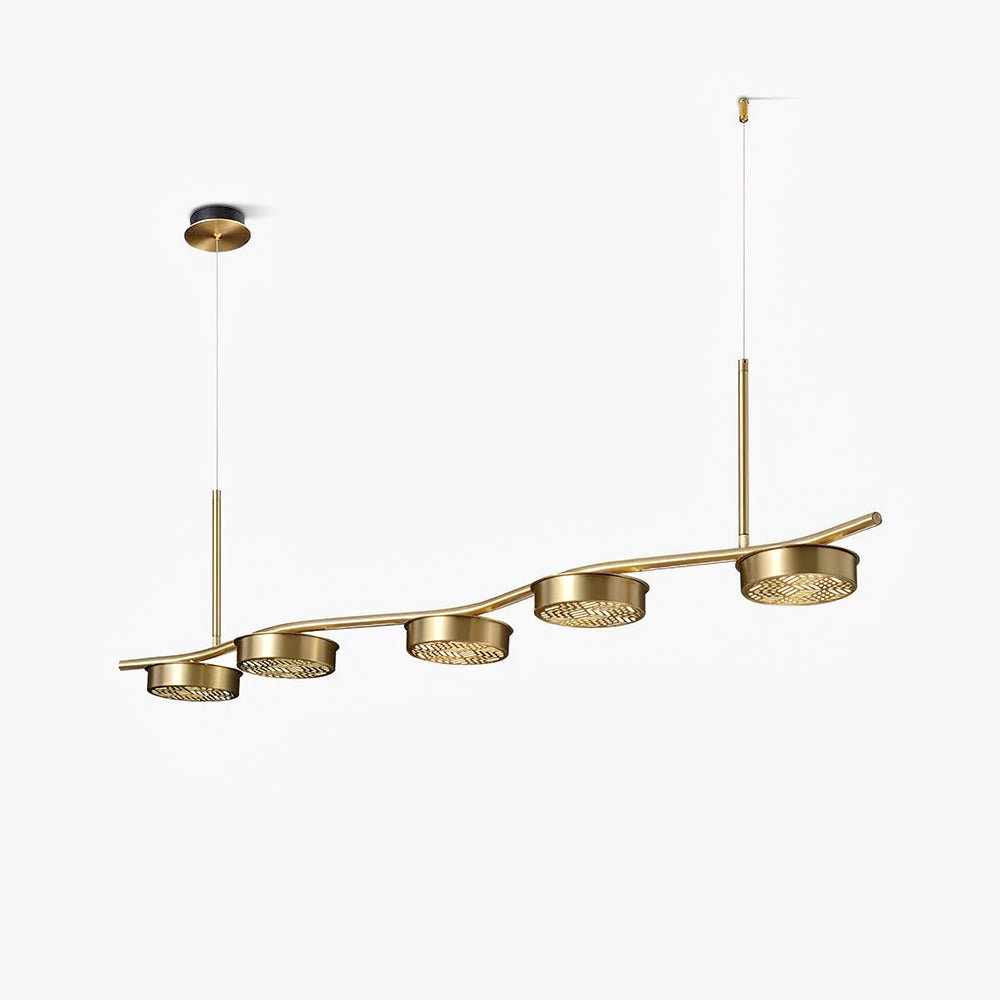 Eichholtz Aldo Chandelier - Mid-Century Modern 6 Light Pendant