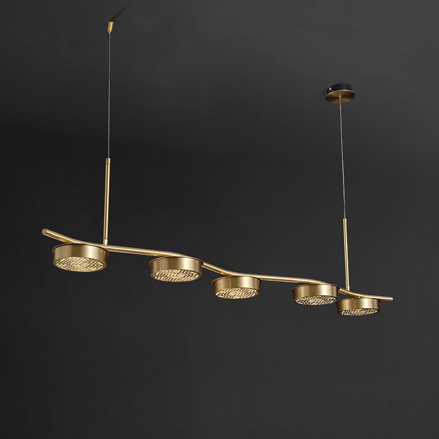 Eichholtz Aldo Chandelier - Mid-Century Modern 6 Light Pendant