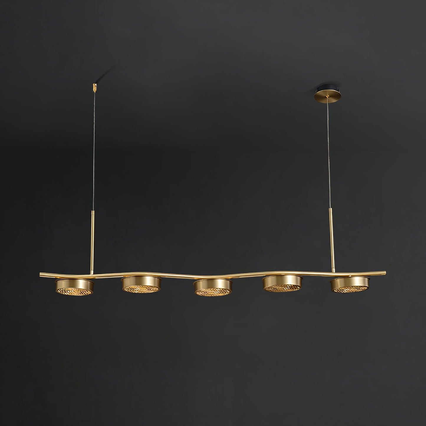 Eichholtz Aldo Chandelier - Mid-Century Modern 6 Light Pendant
