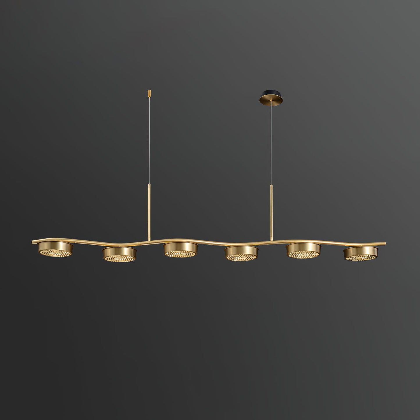 Eichholtz Aldo Chandelier - Mid-Century Modern 6 Light Pendant
