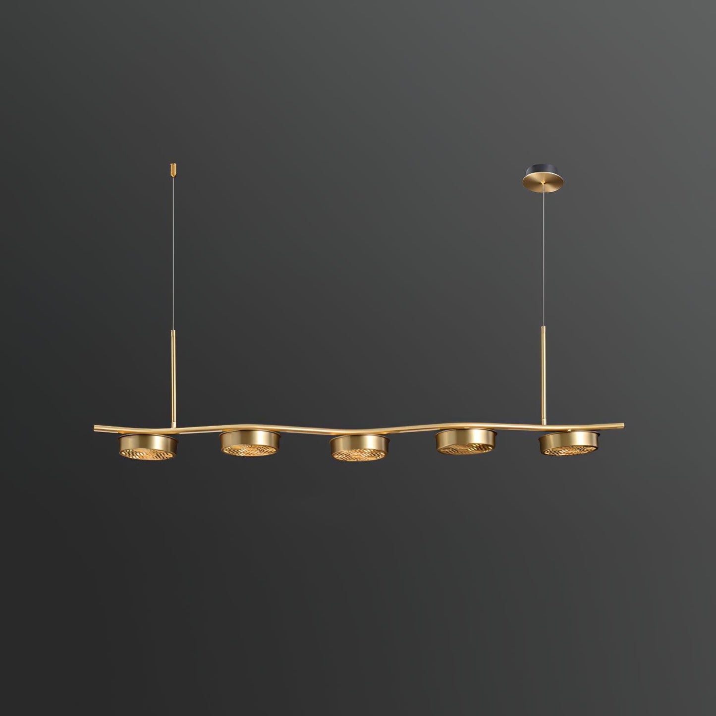 Eichholtz Aldo Chandelier - Mid-Century Modern 6 Light Pendant