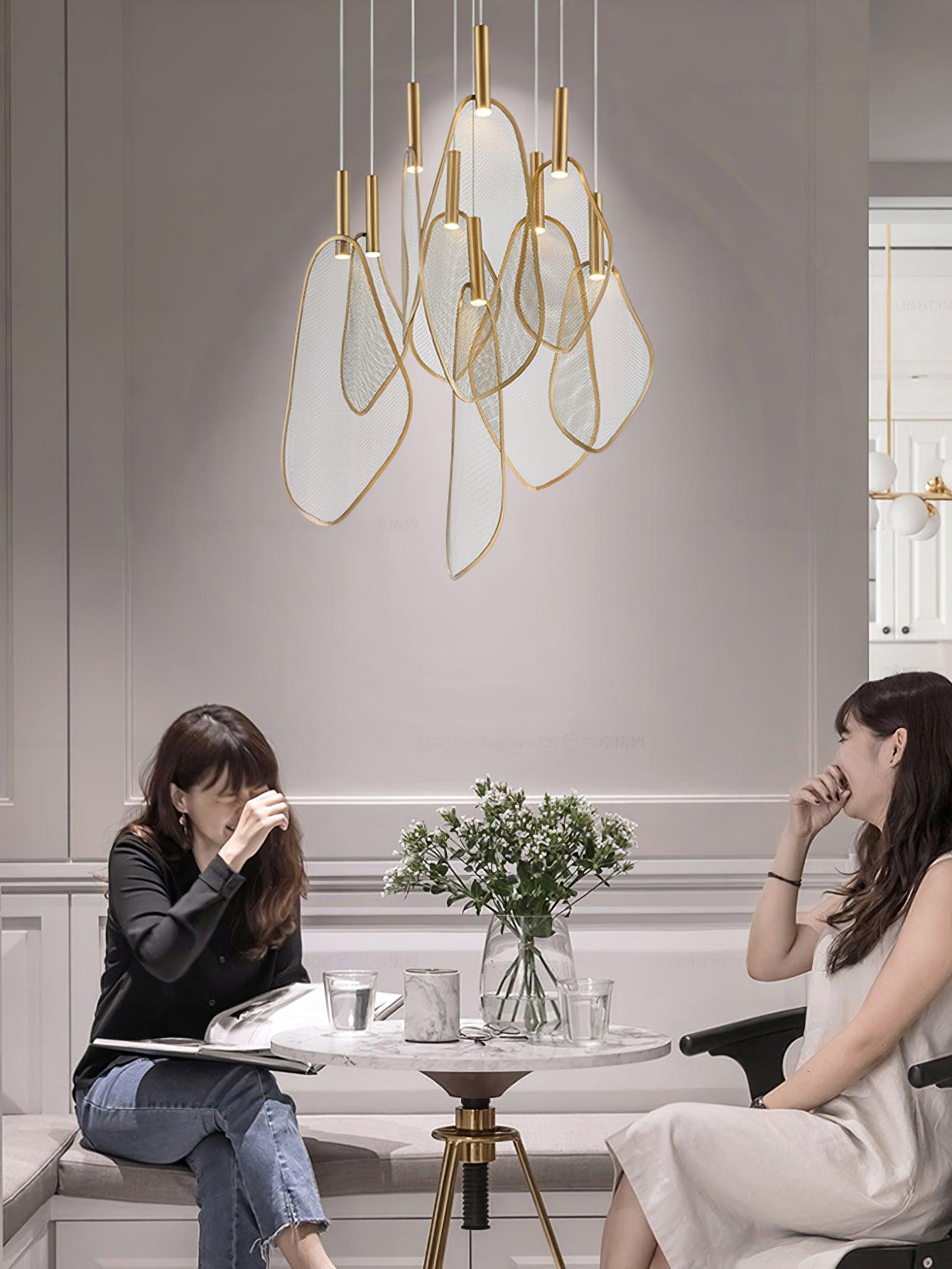 Eco-Friendly Fan Shape Pendant Light