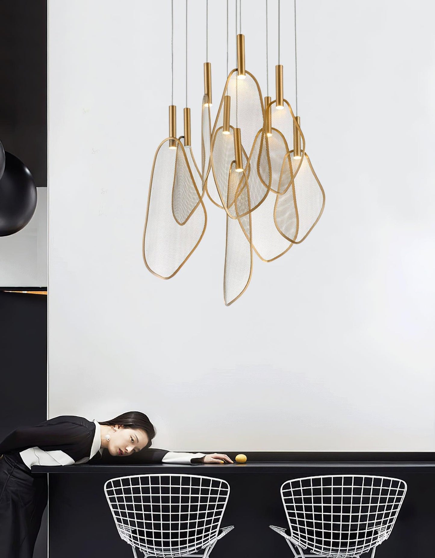 Eco-Friendly Fan Shape Pendant Light