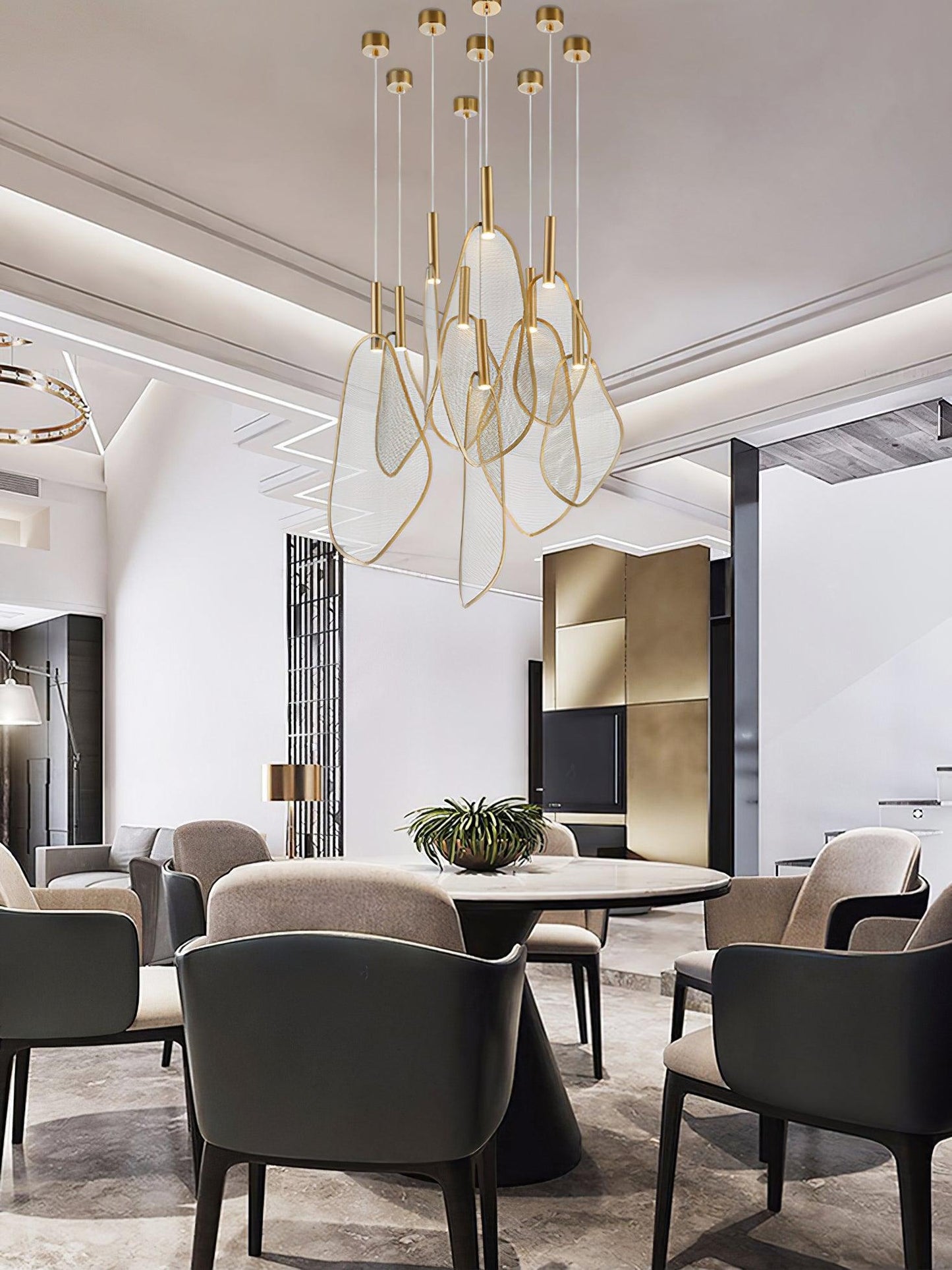 Eco-Friendly Fan Shape Pendant Light