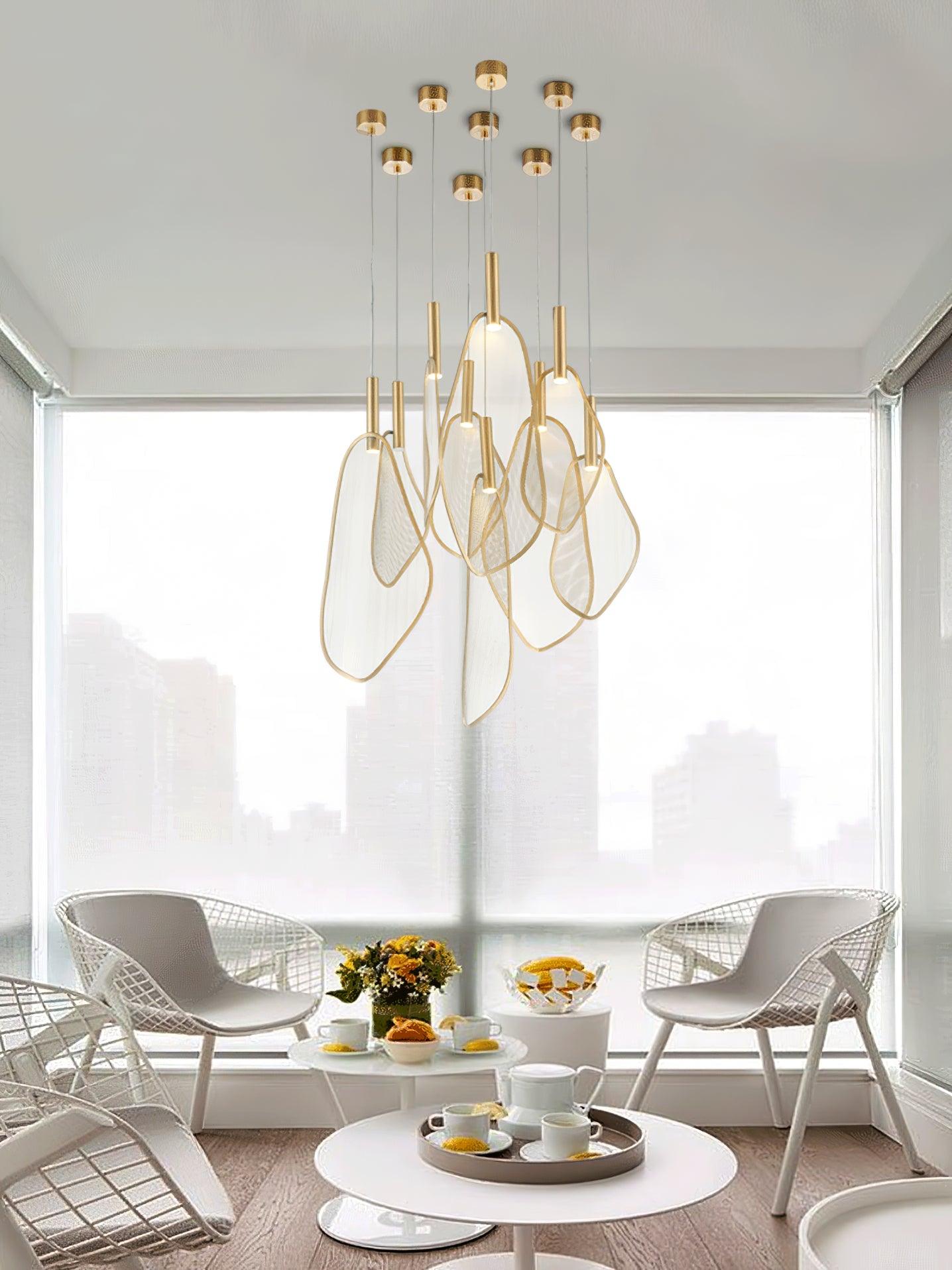 Eco-Friendly Fan Shape Pendant Light