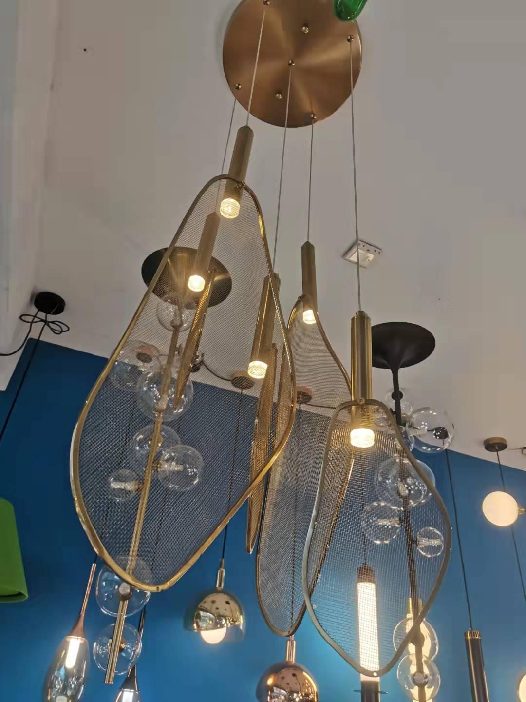 Eco-Friendly Fan Shape Pendant Light