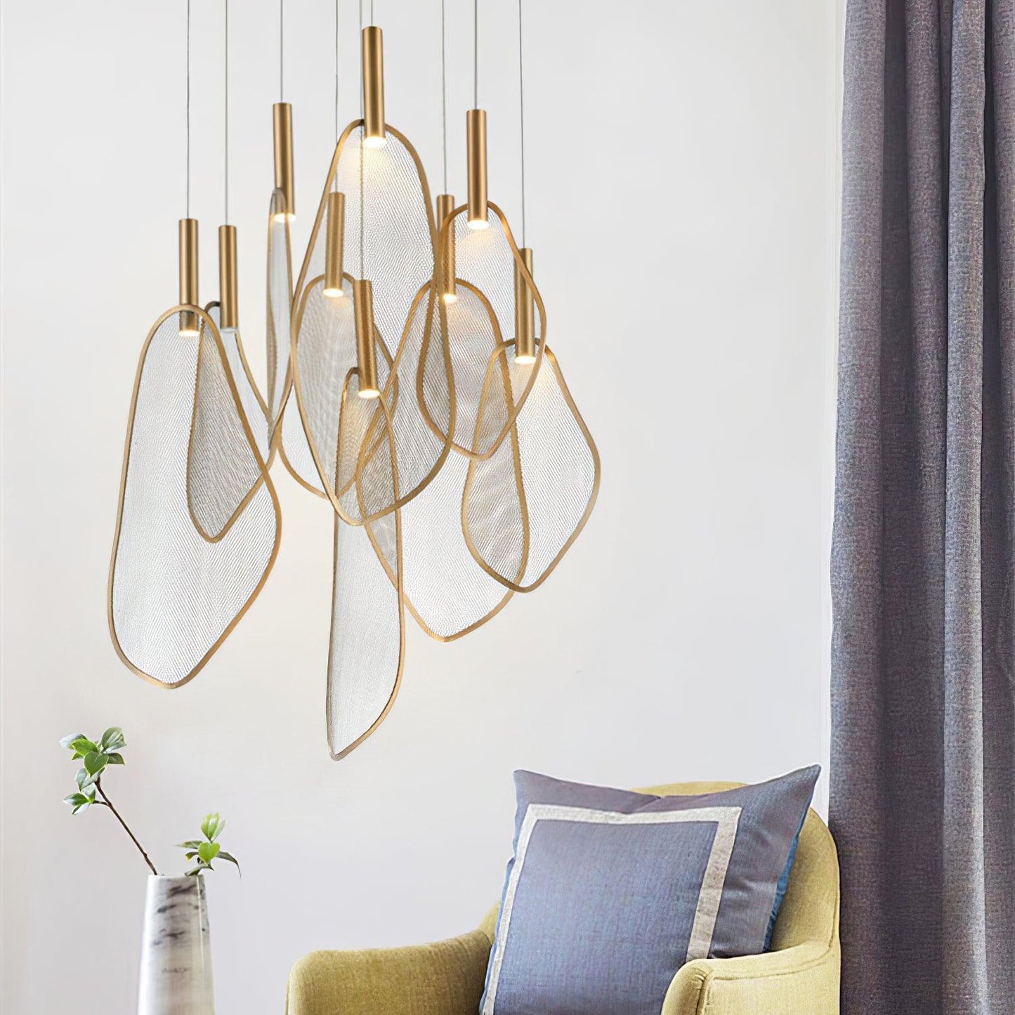 Eco-Friendly Fan Shape Pendant Light