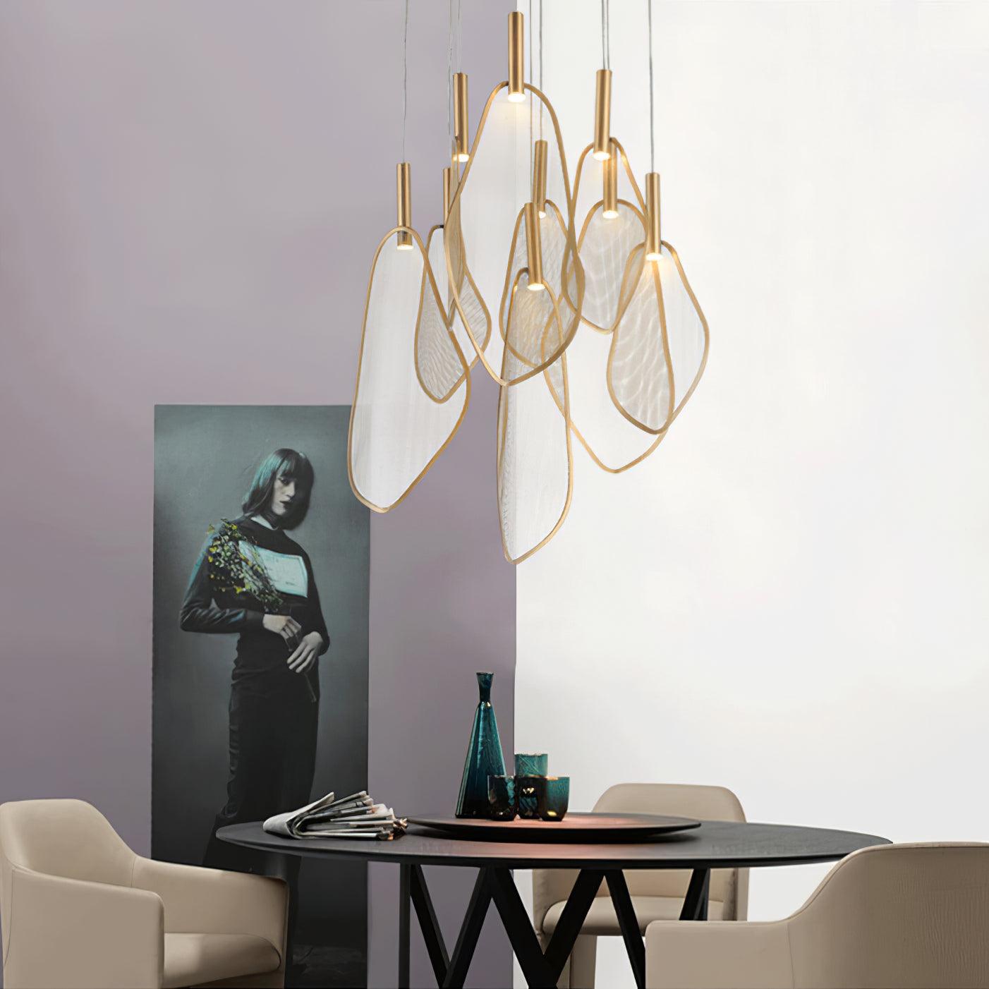 Eco-Friendly Fan Shape Pendant Light