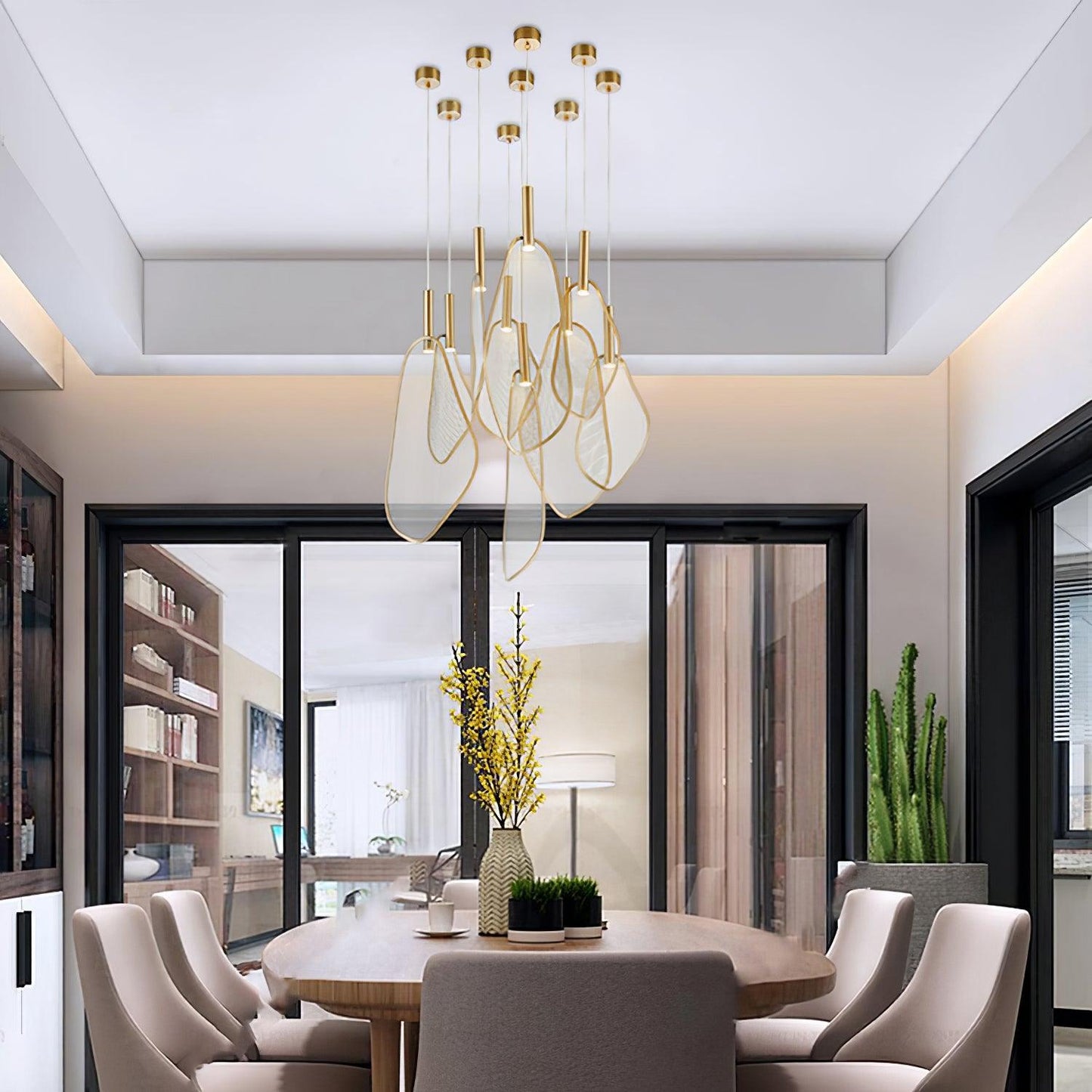 Eco-Friendly Fan Shape Pendant Light