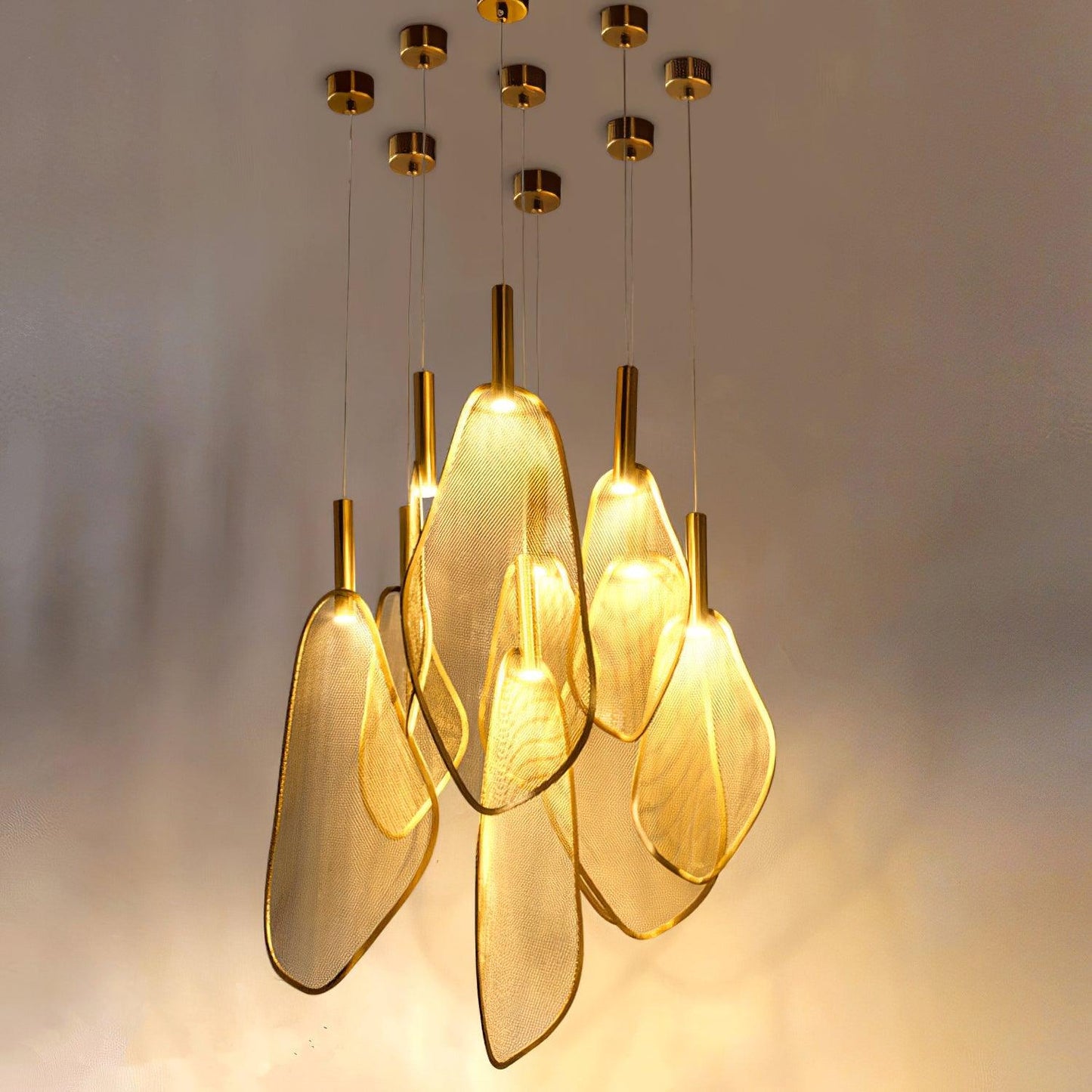 Eco-Friendly Fan Shape Pendant Light