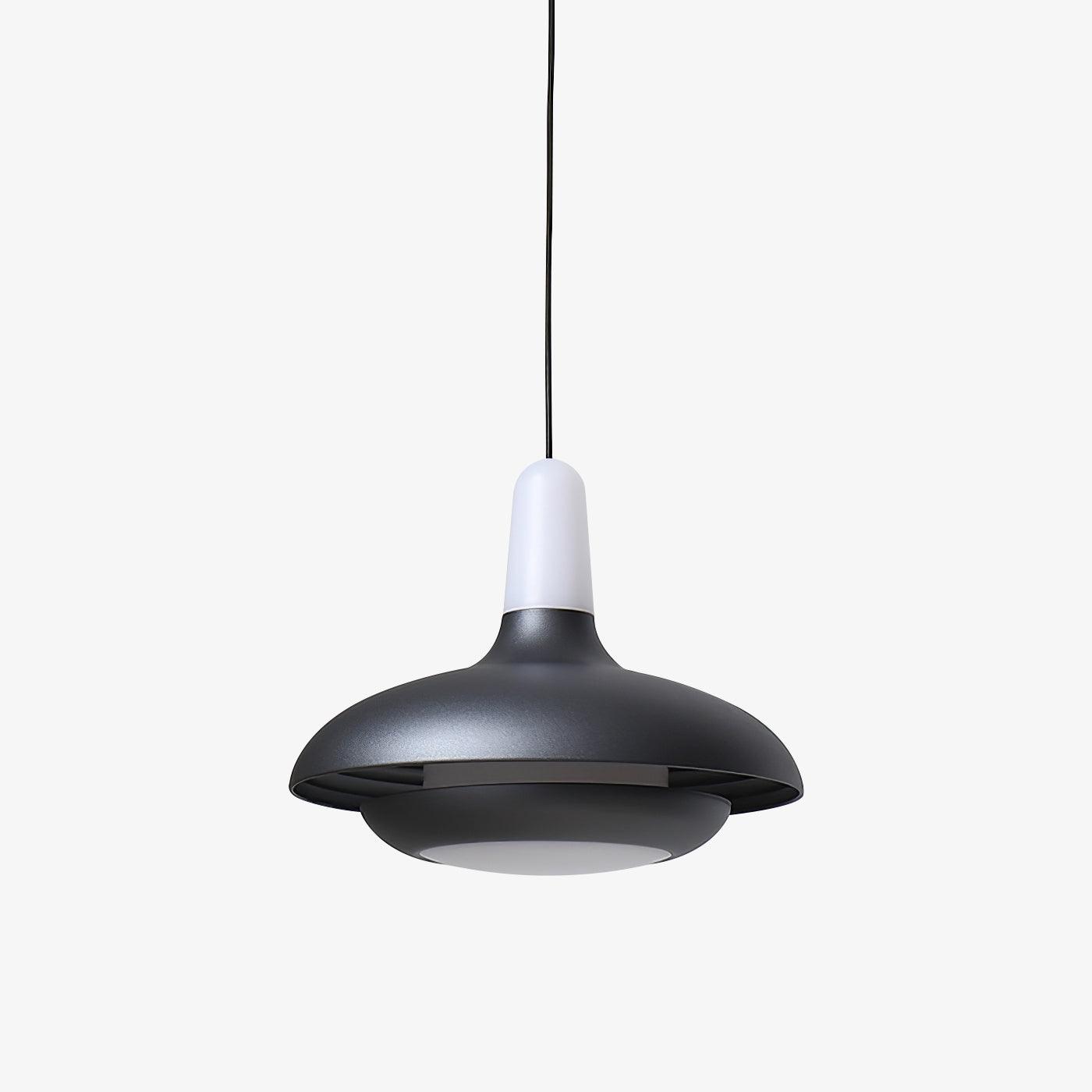 Elliptical Glass Fiji Pendant Light