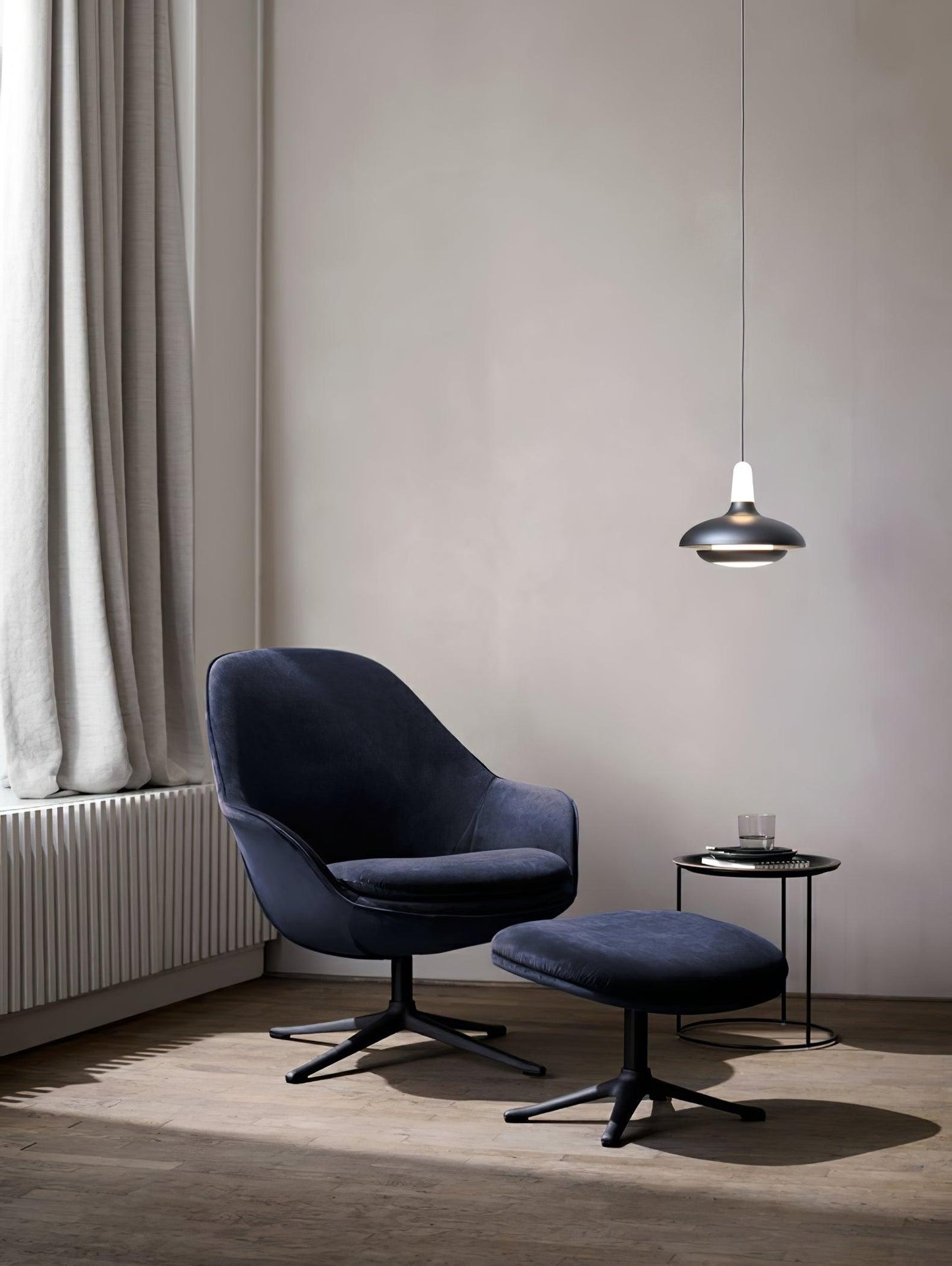 Elliptical Glass Fiji Pendant Light