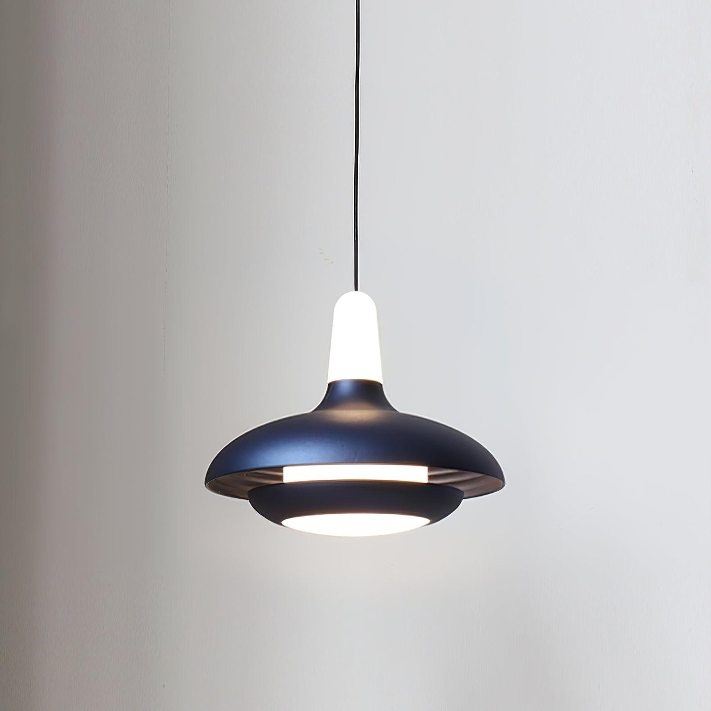 Elliptical Glass Fiji Pendant Light