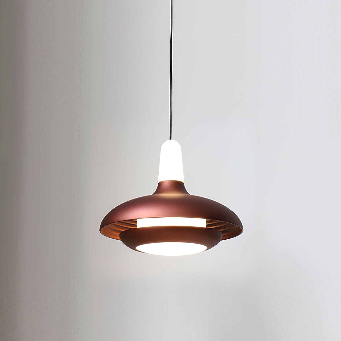 Elliptical Glass Fiji Pendant Light