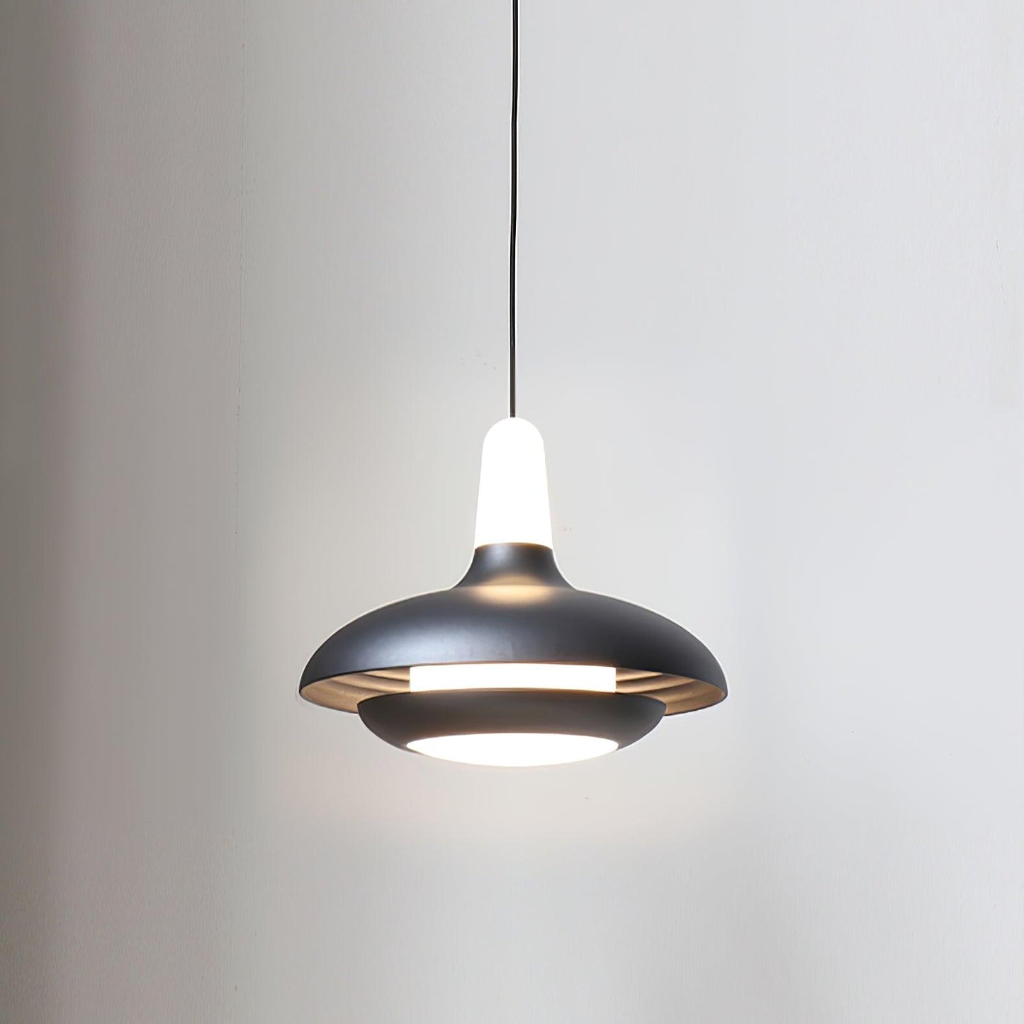 Elliptical Glass Fiji Pendant Light