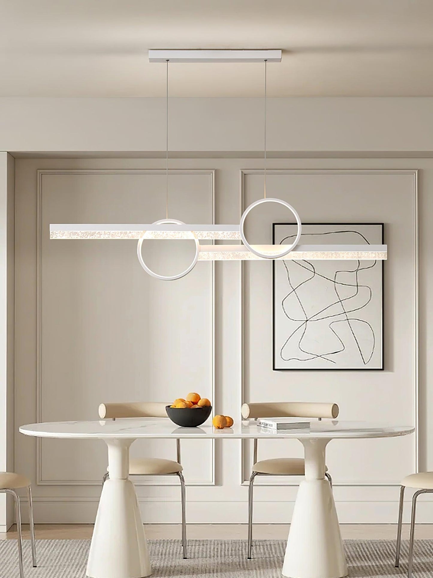 Globo Barral Pendant Light, Modern Circular Design