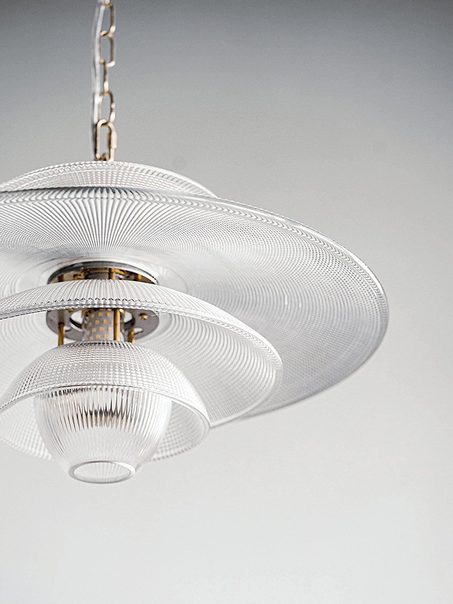 Modern Grid Glass Pendant Light