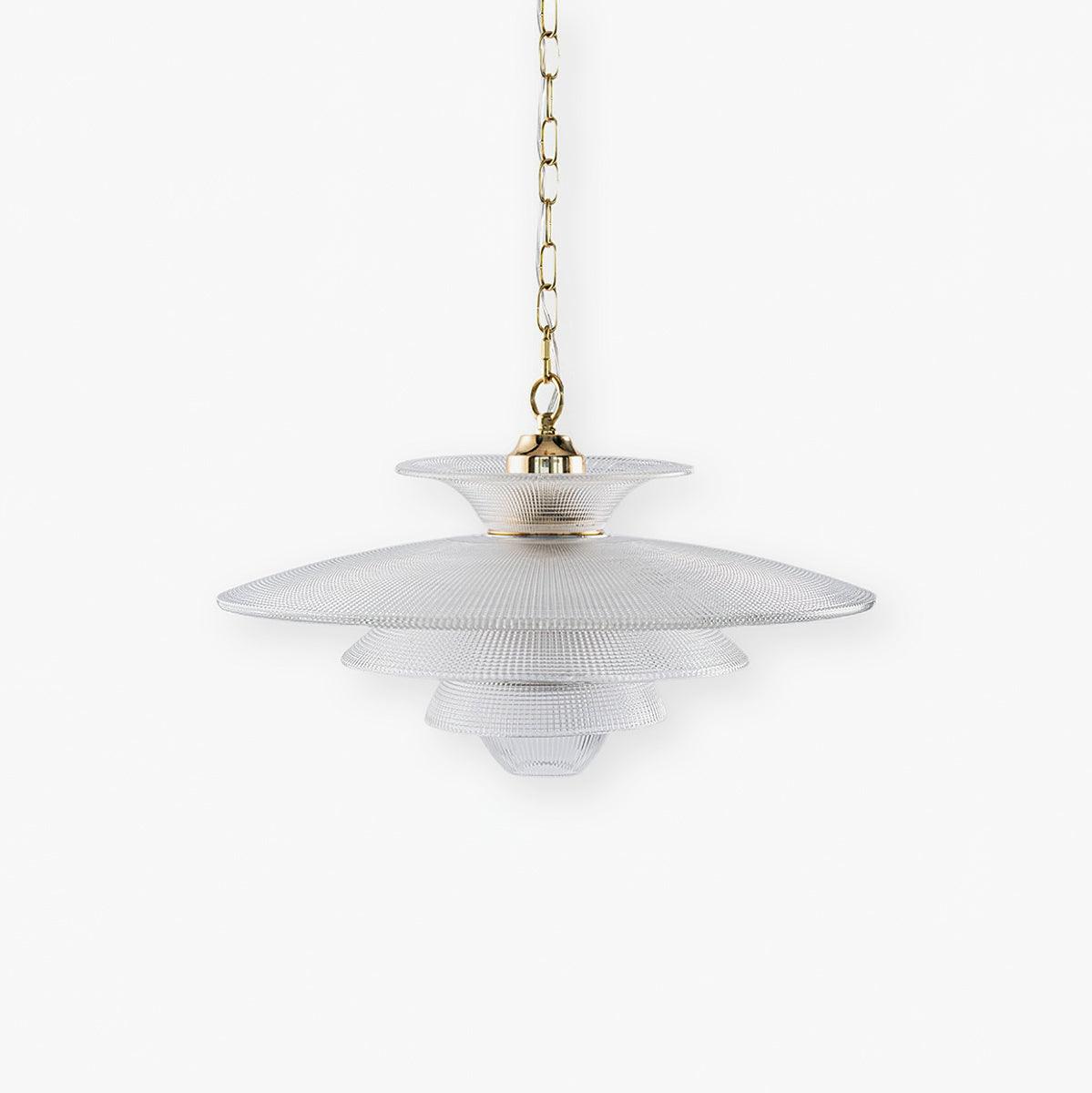 Modern Grid Glass Pendant Light