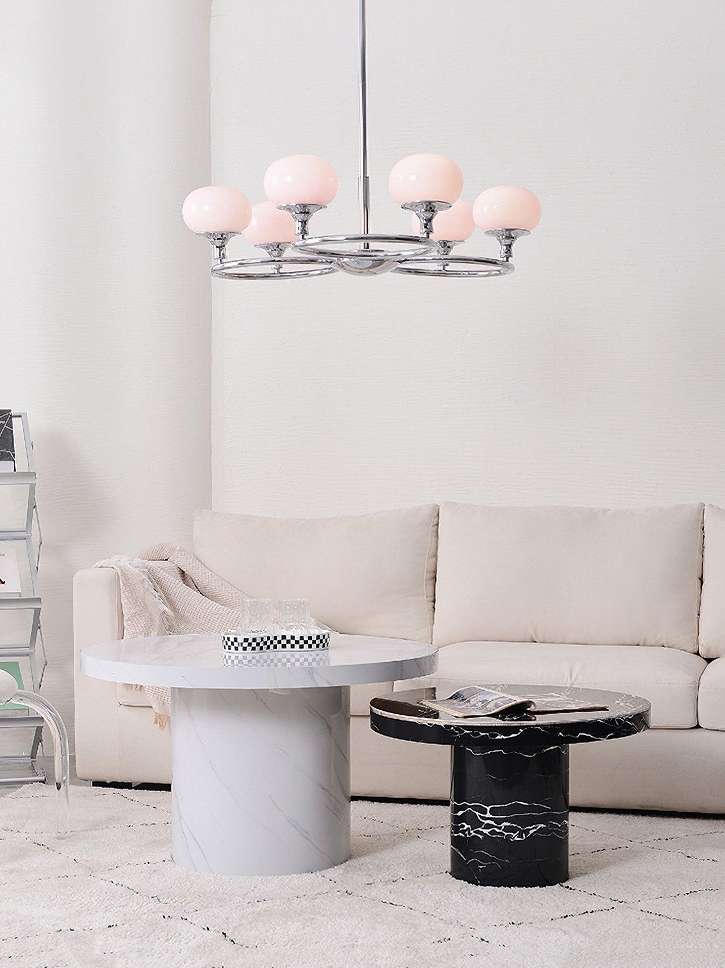 Chrome Finish Ingersoll Round Chandelier