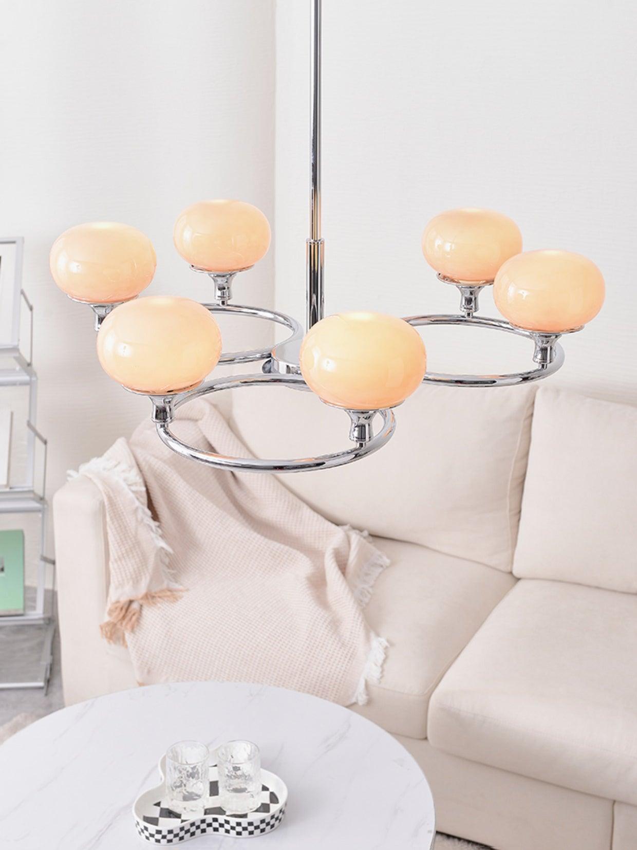 Chrome Finish Ingersoll Round Chandelier