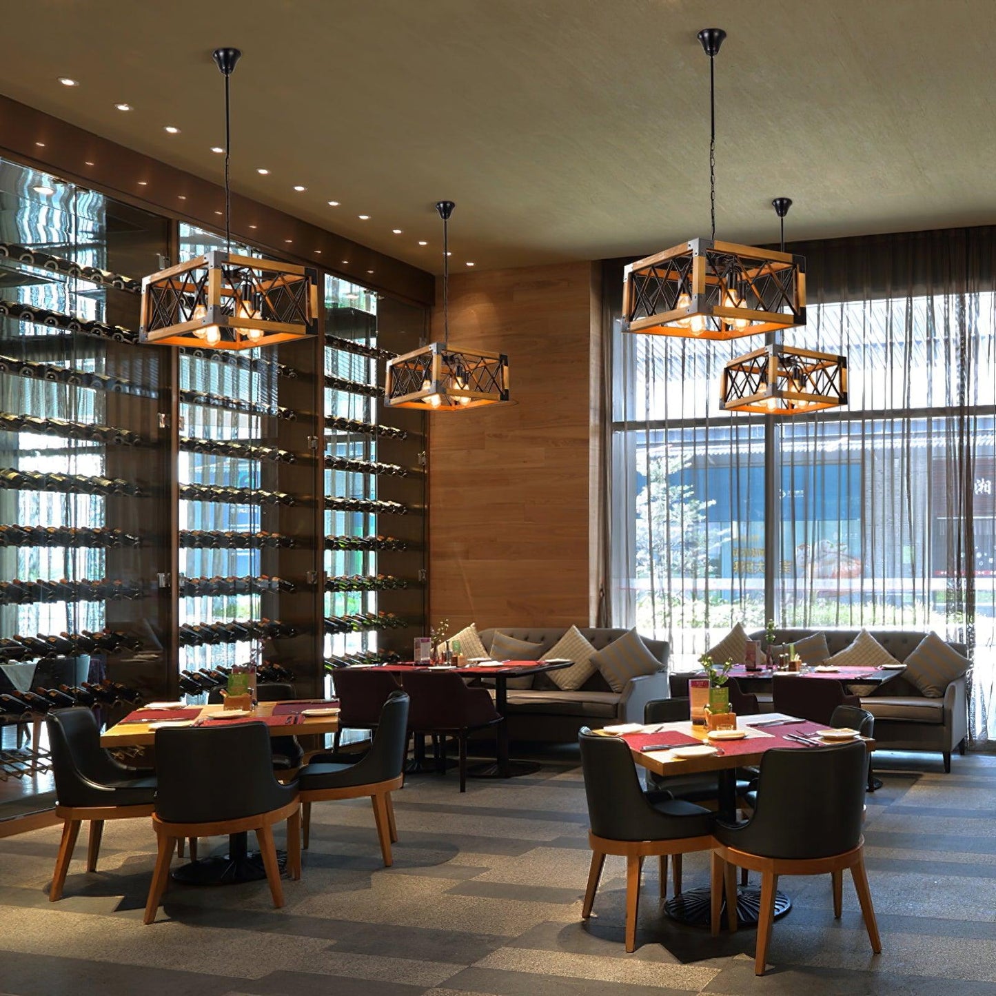 Rectangle Chandelier for Kitchen Island
