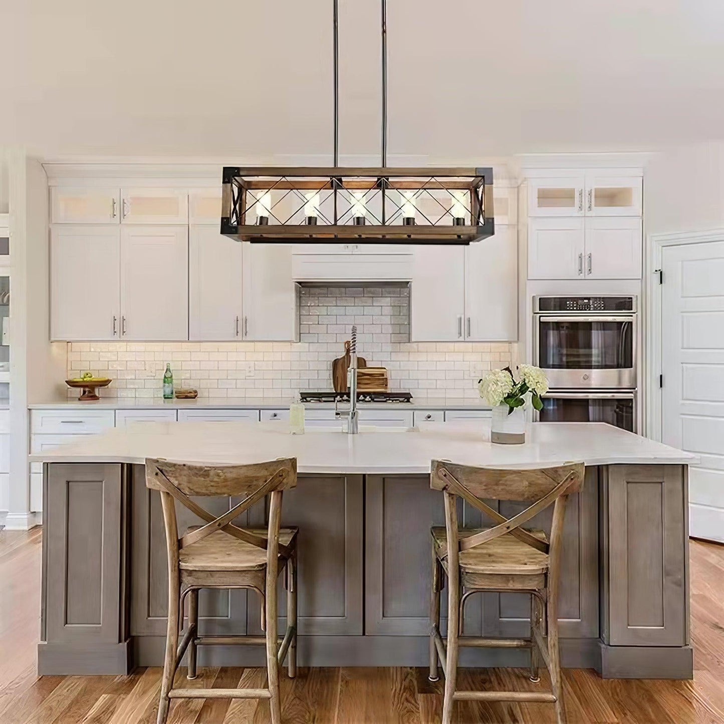 Rectangle Chandelier for Kitchen Island