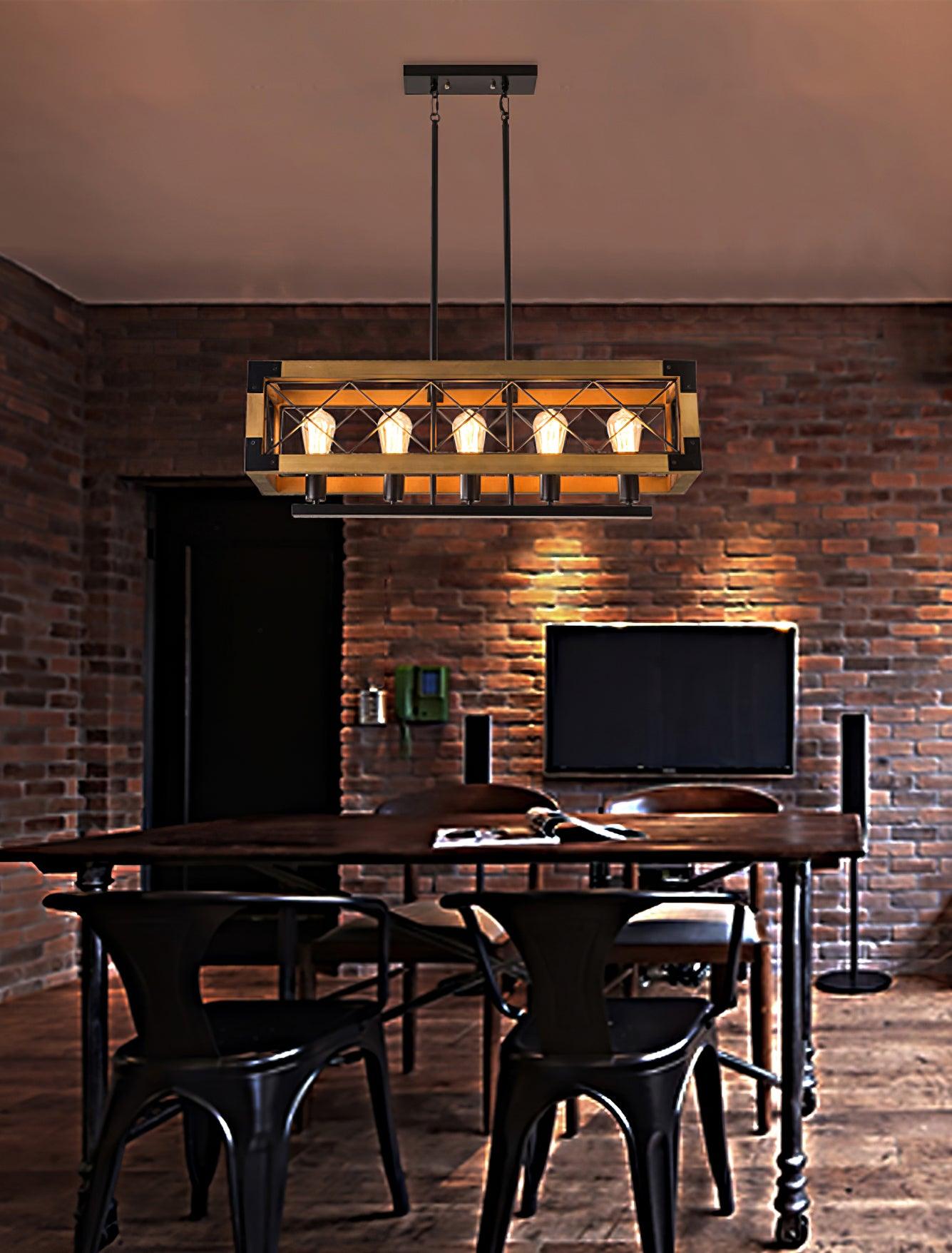 Rectangle Chandelier for Kitchen Island