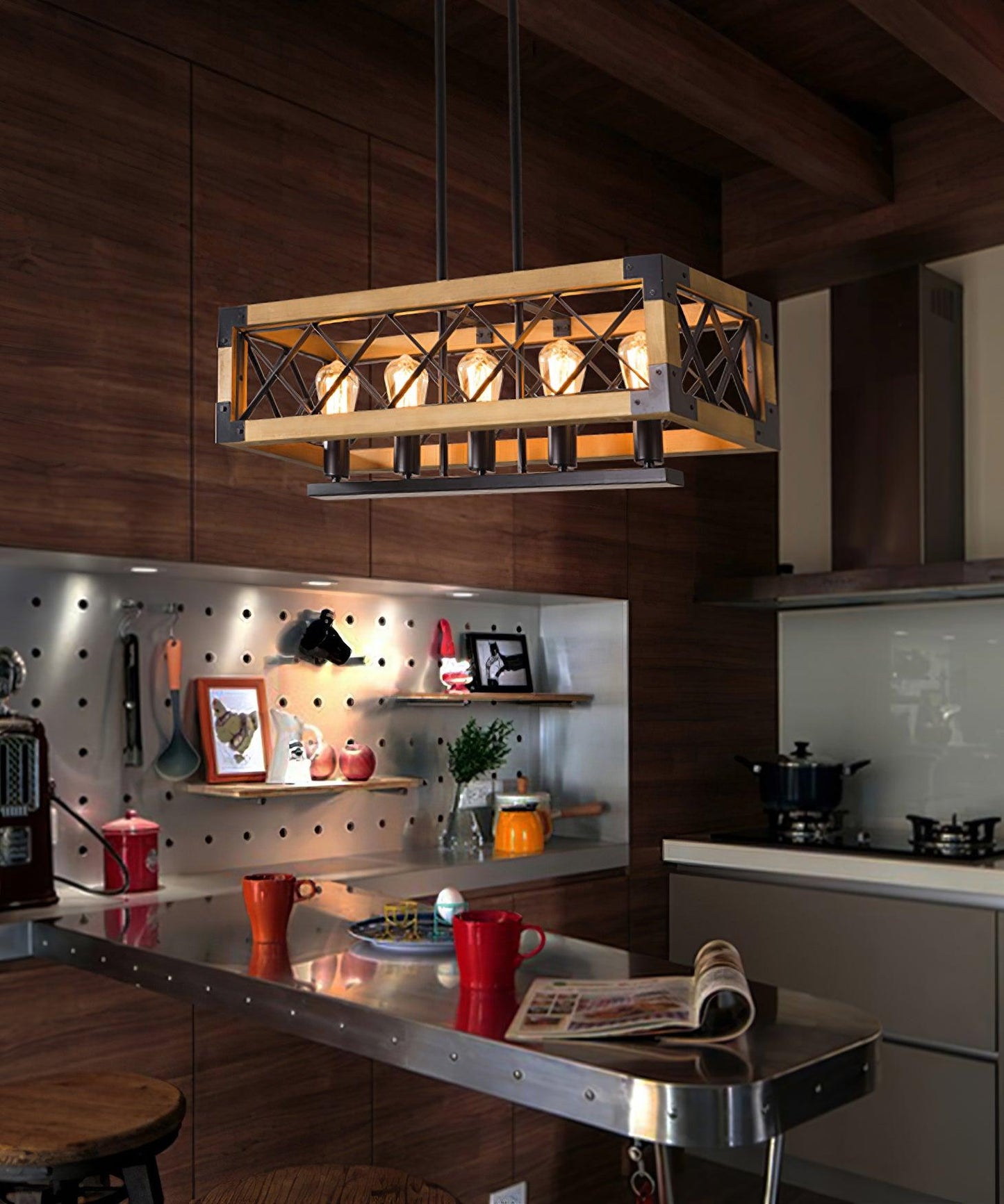 Rectangle Chandelier for Kitchen Island